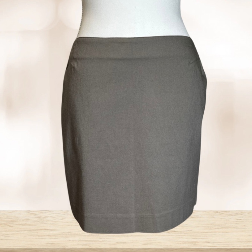 Express Taupe Mini Pencil Skirt